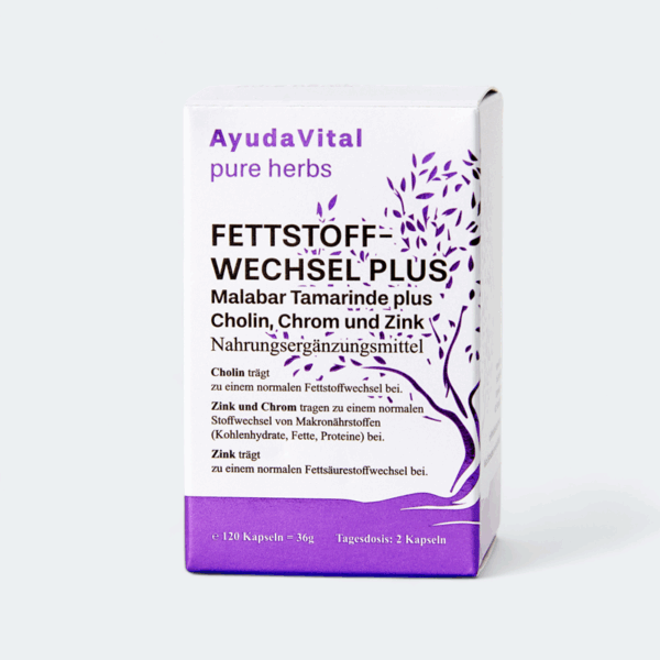 Fettstoffwechsel Plus Malabar Tamarinde plus Cholin, Chrom und Zink²  - Pure Herbs