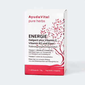 Energie Galgant plus Vitamin C, Vitamin B2 und Eisen -  Pure Herbs