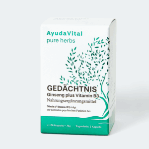 Gedächtnis Ginseng plus Vitamin B3* - Pure Herbs