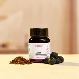 Augen Heidelbeere und Wegwarte plus Vitamin A und Zink - Pure Herbs