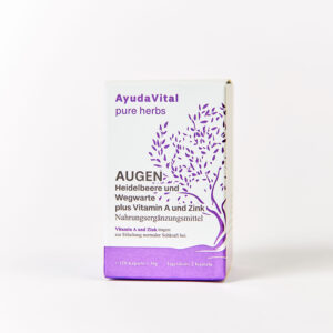 Augen Heidelbeere und Wegwarte plus Vitamin A und Zink - Pure Herbs