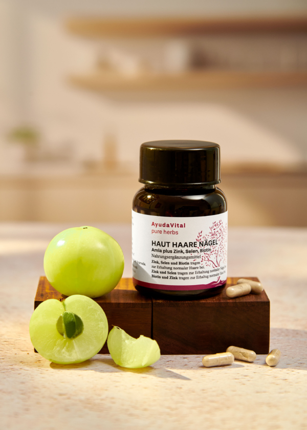 Haut Haare Nägel Amla plus Zink*, Selen*, Biotin* - Pure Herbs – Bild 2