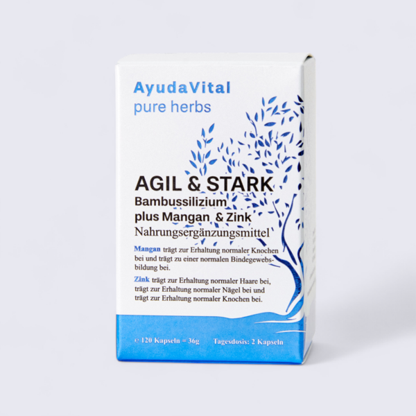Agil & Stark Bambussilizium plus Mangan & Zink - Pure Herbs