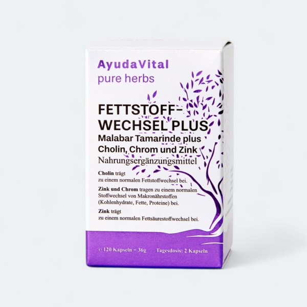 Fettstoffwechsel Plus Malabar Tamarinde plus Cholin, Chrom und Zink²  - Pure Herbs